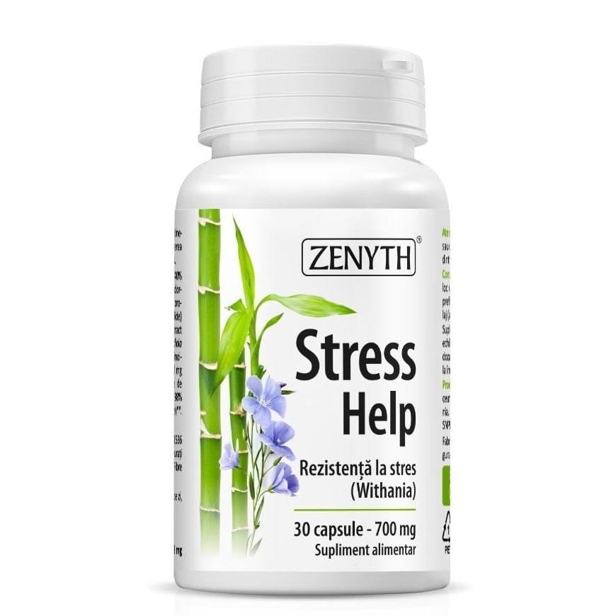 Stress Help 700 mg, 30 capsule, Zenyth Stress Help 700 mg, 30 capsule, Zenyth