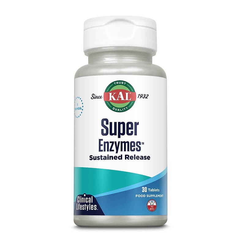 Super Enzymes Kal, 30 tablete, Secom Super Enzymes Kal, 30 tablete, Secom