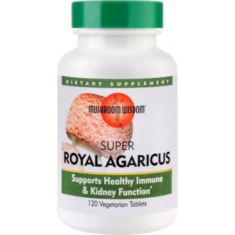 Super Royal Agaricus Mushroom Wisdom, 120 tablete, Secom Super Royal Agaricus Mushroom Wisdom, 120 tablete, Secom