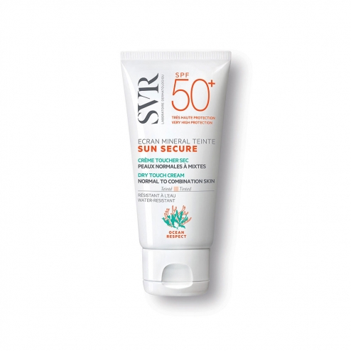 Crema nuantatoare pentru piele normal mixta Sun Secure Ecran Mineral SPF 50+, 50 ml, SVR Crema nuantatoare pentru piele normal mixta Sun Secure Ecran Mineral SPF 50+, 50 ml, SVR