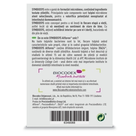 Symbiosys Alflorex, 30 capsule, Biocodex Symbiosys Alflorex, 30 capsule, Biocodex