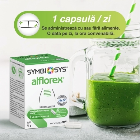 Symbiosys Alflorex, 30 capsule, Biocodex Symbiosys Alflorex, 30 capsule, Biocodex