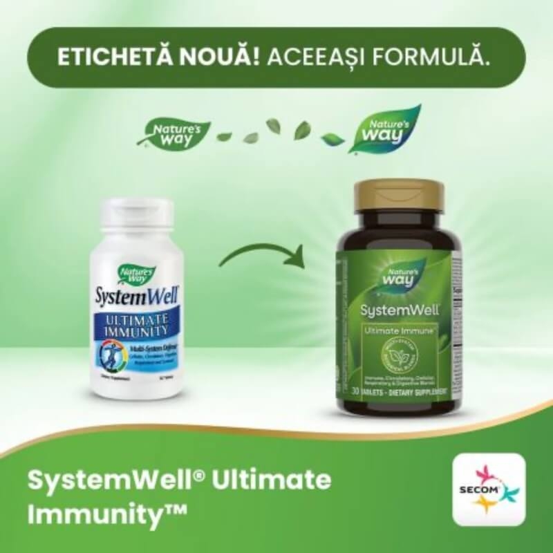 SystemWell Ultimate Immunity Nature's Way, 30 tablete, Secom SystemWell Ultimate Immunity Nature's Way, 30 tablete, Secom