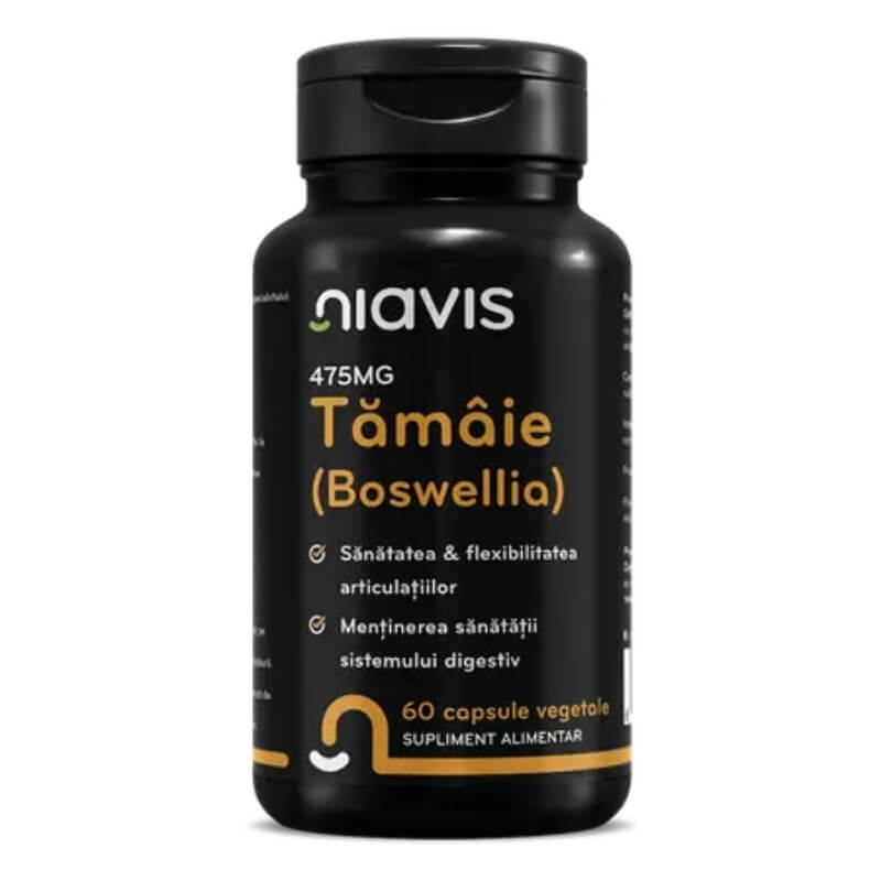 Tamaie (Boswellia), 475 mg, 60 capsule, Niavis Tamaie (Boswellia), 475 mg, 60 capsule, Niavis