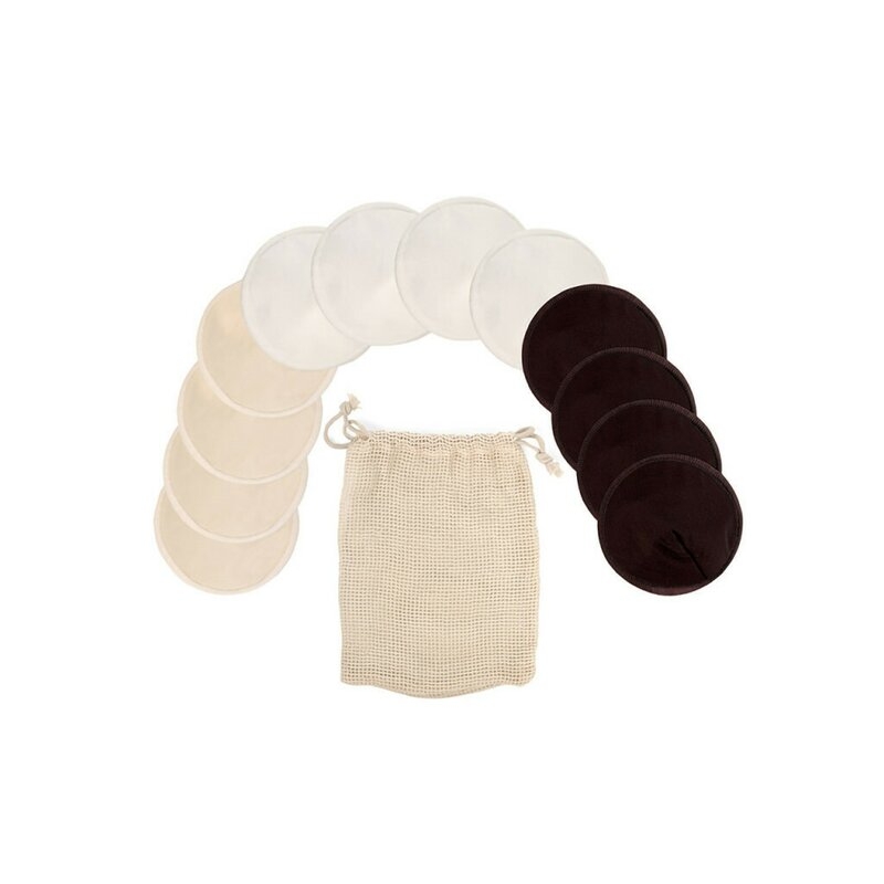 Tampoane de san refolosibile, Jane, 12 bucati, Cu saculet pentru spalare fascila, Masura L, Pentru cupele B, C si D Tampoane de san refolosibile, Jane, 12 bucati, Cu saculet pentru spalare fascila, Masura L, Pentru cupele B, C si D