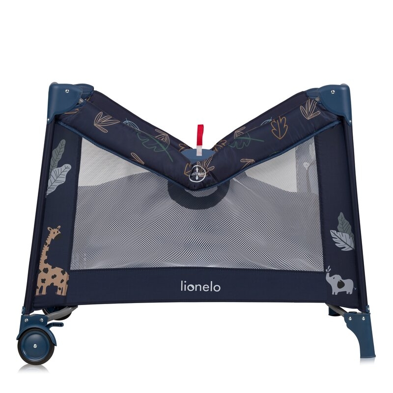 Tarc de joaca copii, Lionelo, Bonnie, Pana la 15 kg, 100 x 100 cm, Pliere compacta, Include geanta de transport, Din plasa, Cu intrare laterala cu fermoar, Cu roti, Cu salteluta din spuma, Conform cu EN12227, Albastru Tarc de joaca copii, Lionelo, Bonnie, Pana la 15 kg, 100 x 100 cm, Pliere compacta, Include geanta de transport, Din plasa, Cu intrare laterala cu fermoar, Cu roti, Cu salteluta din spuma, Conform cu EN12227, Albastru