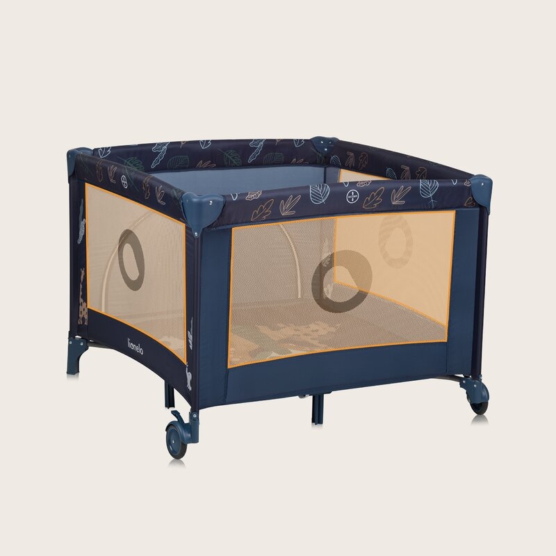 Tarc de joaca copii, Lionelo, Bonnie, Pana la 15 kg, 100 x 100 cm, Pliere compacta, Include geanta de transport, Din plasa, Cu intrare laterala cu fermoar, Cu roti, Cu salteluta din spuma, Conform cu EN12227, Albastru Tarc de joaca copii, Lionelo, Bonnie, Pana la 15 kg, 100 x 100 cm, Pliere compacta, Include geanta de transport, Din plasa, Cu intrare laterala cu fermoar, Cu roti, Cu salteluta din spuma, Conform cu EN12227, Albastru