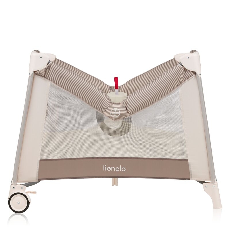 Tarc de joaca copii, Lionelo, Bonnie, Pana la 15 kg, 100 x 100 cm, Pliere compacta, Include geanta de transport, Din plasa, Cu intrare laterala cu fermoar, Cu roti, Cu salteluta din spuma, Conform cu EN12227, Bej Tarc de joaca copii, Lionelo, Bonnie, Pana la 15 kg, 100 x 100 cm, Pliere compacta, Include geanta de transport, Din plasa, Cu intrare laterala cu fermoar, Cu roti, Cu salteluta din spuma, Conform cu EN12227, Bej