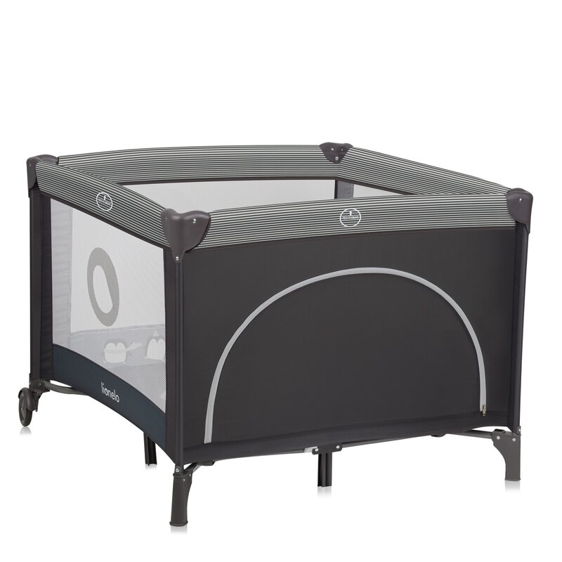 Tarc de joaca copii, Lionelo, Bonnie, Pana la 15 kg, 100 x 100 cm, Pliere compacta, Include geanta de transport, Din plasa, Cu intrare laterala cu fermoar, Cu roti, Cu salteluta din spuma, Conform cu EN12227, Gri inchis Tarc de joaca copii, Lionelo, Bonnie, Pana la 15 kg, 100 x 100 cm, Pliere compacta, Include geanta de transport, Din plasa, Cu intrare laterala cu fermoar, Cu roti, Cu salteluta din spuma, Conform cu EN12227, Gri inchis