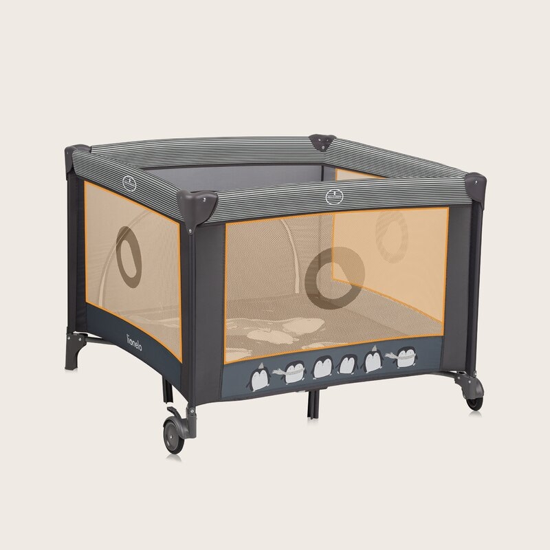 Tarc de joaca copii, Lionelo, Bonnie, Pana la 15 kg, 100 x 100 cm, Pliere compacta, Include geanta de transport, Din plasa, Cu intrare laterala cu fermoar, Cu roti, Cu salteluta din spuma, Conform cu EN12227, Gri inchis Tarc de joaca copii, Lionelo, Bonnie, Pana la 15 kg, 100 x 100 cm, Pliere compacta, Include geanta de transport, Din plasa, Cu intrare laterala cu fermoar, Cu roti, Cu salteluta din spuma, Conform cu EN12227, Gri inchis