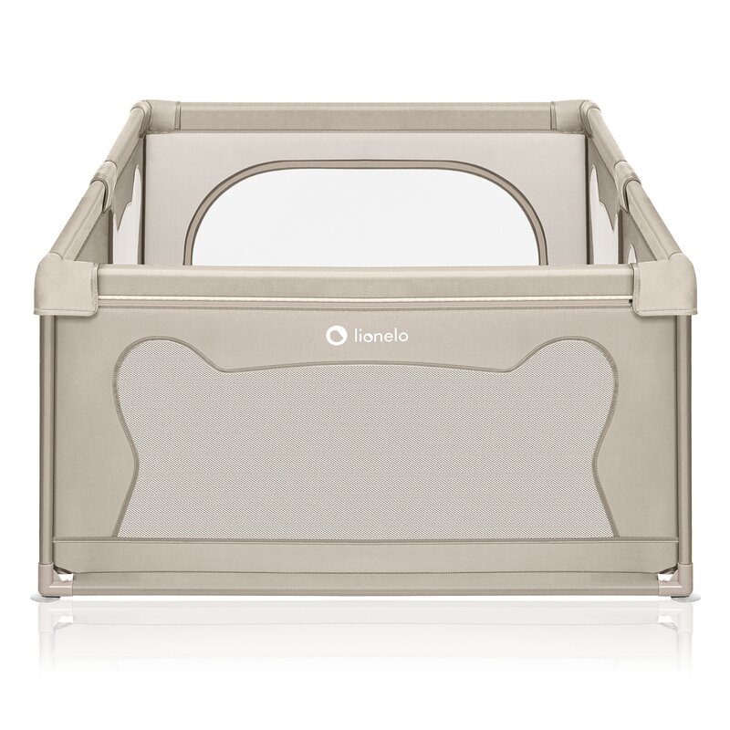 Tarc de joaca copii, Lionelo, Willow, 127 x 187 cm, Pliere compacta, Include geanta de transport, Din plasa, Cu doua intrari laterale si fermoar, Cu ventuze pentru stabilitate, Conform cu EN 12227:2010, Bej Tarc de joaca copii, Lionelo, Willow, 127 x 187 cm, Pliere compacta, Include geanta de transport, Din plasa, Cu doua intrari laterale si fermoar, Cu ventuze pentru stabilitate, Conform cu EN 12227:2010, Bej