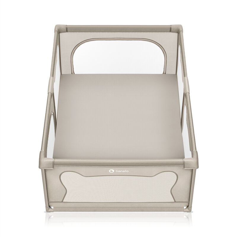Tarc de joaca copii, Lionelo, Willow, 127 x 187 cm, Pliere compacta, Include geanta de transport, Din plasa, Cu doua intrari laterale si fermoar, Cu ventuze pentru stabilitate, Conform cu EN 12227:2010, Bej Tarc de joaca copii, Lionelo, Willow, 127 x 187 cm, Pliere compacta, Include geanta de transport, Din plasa, Cu doua intrari laterale si fermoar, Cu ventuze pentru stabilitate, Conform cu EN 12227:2010, Bej