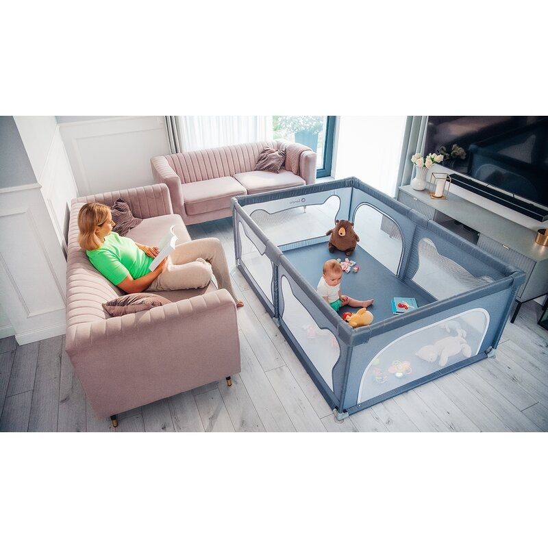 Tarc de joaca copii, Lionelo, Willow, 127 x 187 cm, Pliere compacta, Include geanta de transport, Din plasa, Cu doua intrari laterale si fermoar, Cu ventuze pentru stabilitate, Conform cu EN 12227:2010, Bej Tarc de joaca copii, Lionelo, Willow, 127 x 187 cm, Pliere compacta, Include geanta de transport, Din plasa, Cu doua intrari laterale si fermoar, Cu ventuze pentru stabilitate, Conform cu EN 12227:2010, Bej