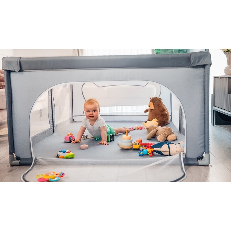 Tarc de joaca copii, Lionelo, Willow, 127 x 187 cm, Pliere compacta, Include geanta de transport, Din plasa, Cu doua intrari laterale si fermoar, Cu ventuze pentru stabilitate, Conform cu EN 12227:2010, Bej Tarc de joaca copii, Lionelo, Willow, 127 x 187 cm, Pliere compacta, Include geanta de transport, Din plasa, Cu doua intrari laterale si fermoar, Cu ventuze pentru stabilitate, Conform cu EN 12227:2010, Bej