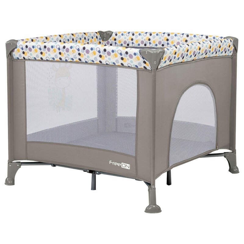 Tarc de joaca, FreeON, Patrat, Pliabil, Intrare cu fermoar, Laterale din plasa, 93x93x87 cm, Pana la 15 kg, 6 luni+, Gri Tarc de joaca, FreeON, Patrat, Pliabil, Intrare cu fermoar, Laterale din plasa, 93x93x87 cm, Pana la 15 kg, 6 luni+, Gri