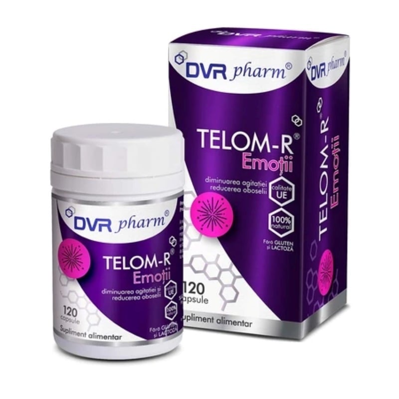 Telom-R Emotii, 120 capsule, DVR Pharm Telom-R Emotii, 120 capsule, DVR Pharm