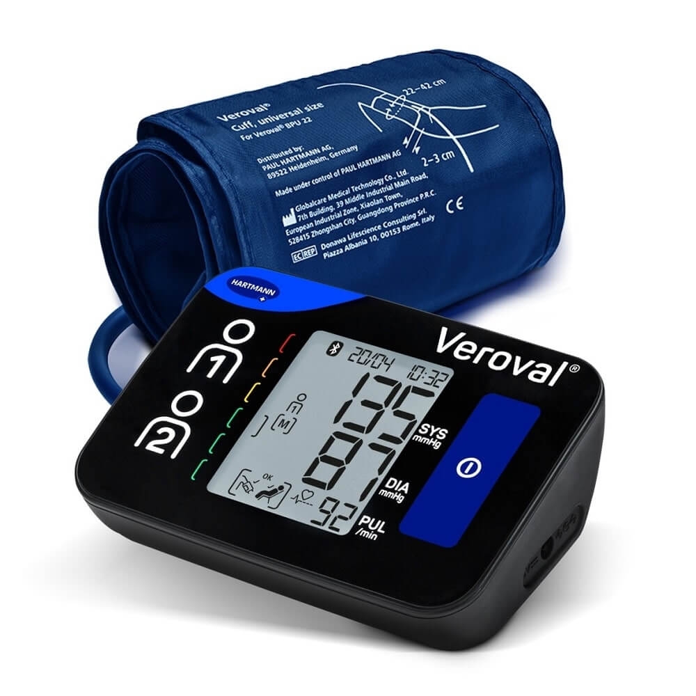 Tensiometru pentru brat Veroval Compact, BPU26, 1 bucata, Hartmann Tensiometru pentru brat Veroval Compact, BPU26, 1 bucata, Hartmann