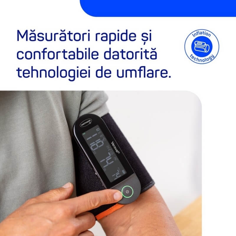 Tensiometru pentru brat Veroval Fusion DBP-62D8B-P, Hartmann Tensiometru pentru brat Veroval Fusion DBP-62D8B-P, Hartmann