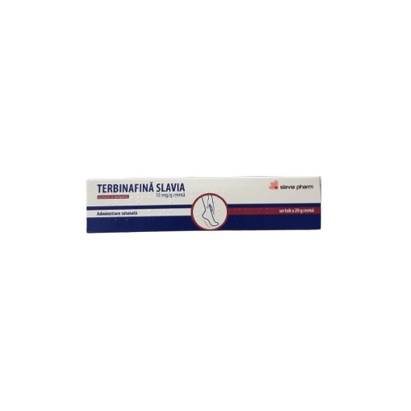 Terbinafina crema, 10 mg/g, 20 g, Slavia Pharm Terbinafina crema, 10 mg/g, 20 g, Slavia Pharm