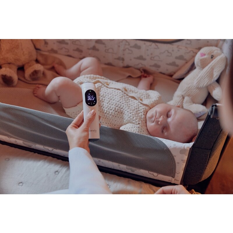 Termometru, Lionelo, FeverScan, Cu infrarosu, Fara contact, Rezultat ultrarapid, Potrivit si pentru alimente, Cu 4 moduri de functionare, Cu indicator LED si alarma sonora, Cu husa de depozitare Termometru, Lionelo, FeverScan, Cu infrarosu, Fara contact, Rezultat ultrarapid, Potrivit si pentru alimente, Cu 4 moduri de functionare, Cu indicator LED si alarma sonora, Cu husa de depozitare