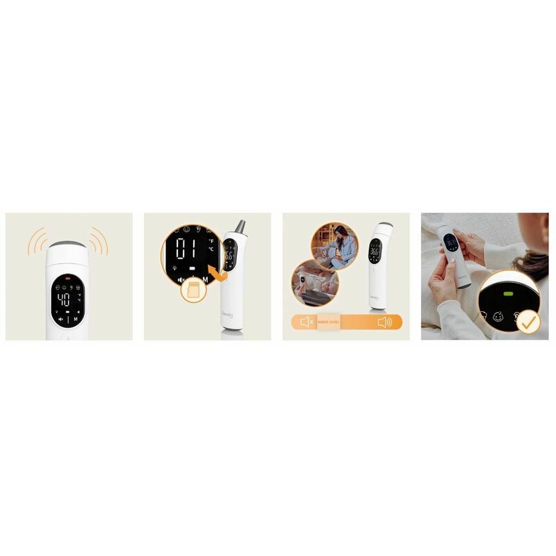 Termometru, Lionelo, FeverScan, Cu infrarosu, Fara contact, Rezultat ultrarapid, Potrivit si pentru alimente, Cu 4 moduri de functionare, Cu indicator LED si alarma sonora, Cu husa de depozitare Termometru, Lionelo, FeverScan, Cu infrarosu, Fara contact, Rezultat ultrarapid, Potrivit si pentru alimente, Cu 4 moduri de functionare, Cu indicator LED si alarma sonora, Cu husa de depozitare