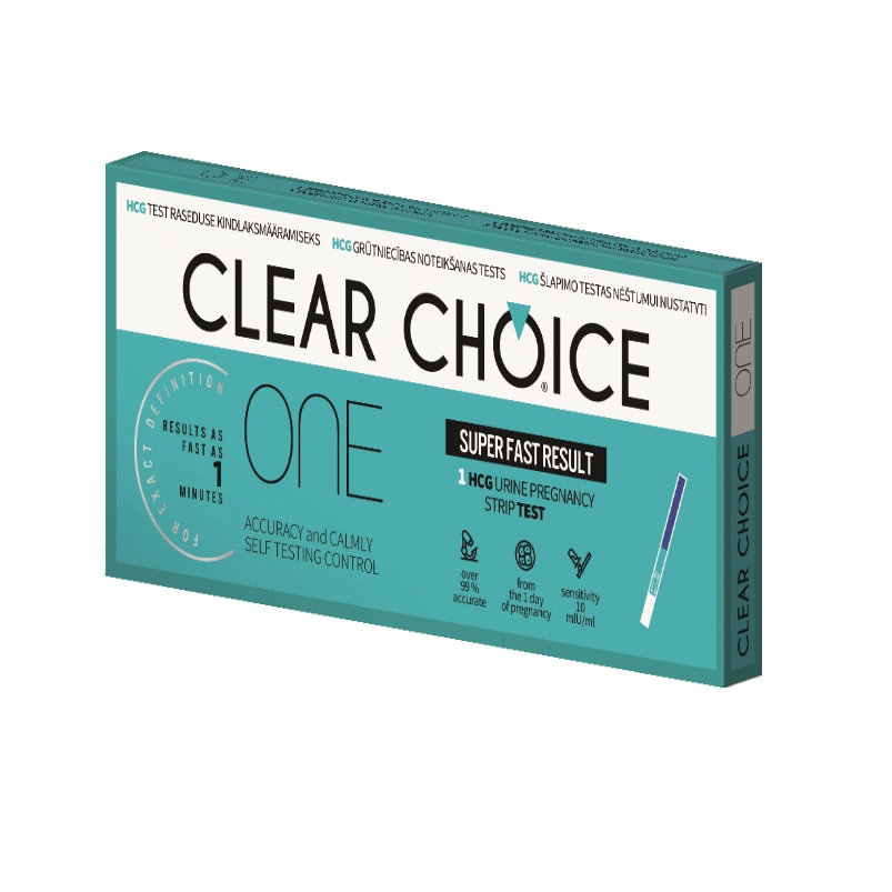 Test pentru sarcina tip banda One N1, 1 bucata, Clear Choice Test pentru sarcina tip banda One N1, 1 bucata, Clear Choice