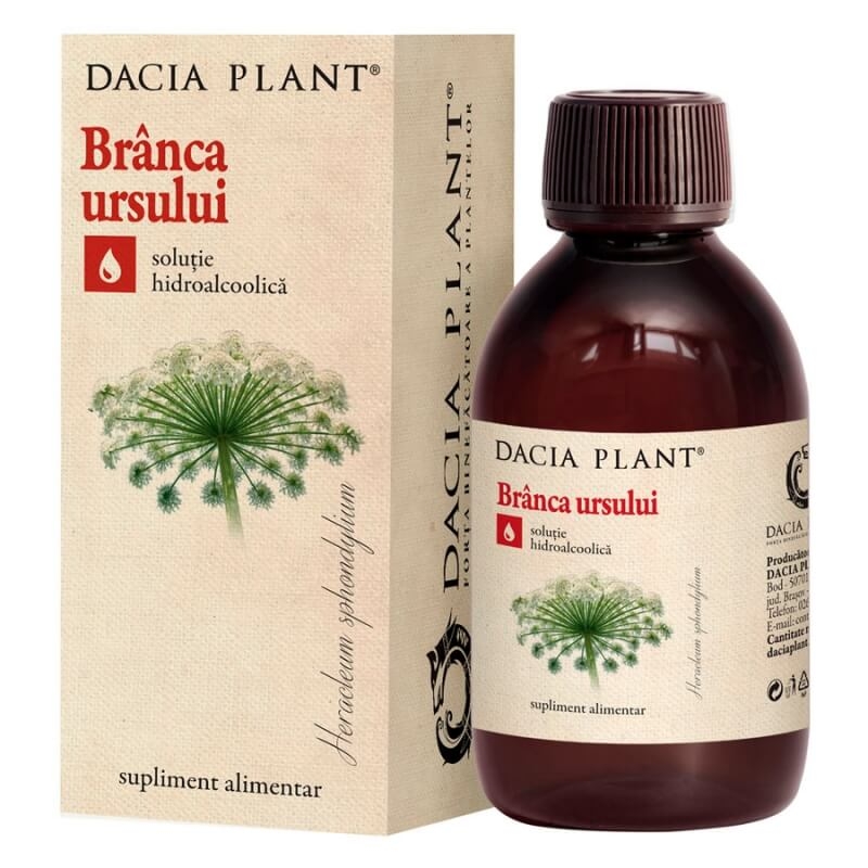 Tinctura de Branca Ursului, 200 ml, Dacia Plant Tinctura de Branca Ursului, 200 ml, Dacia Plant