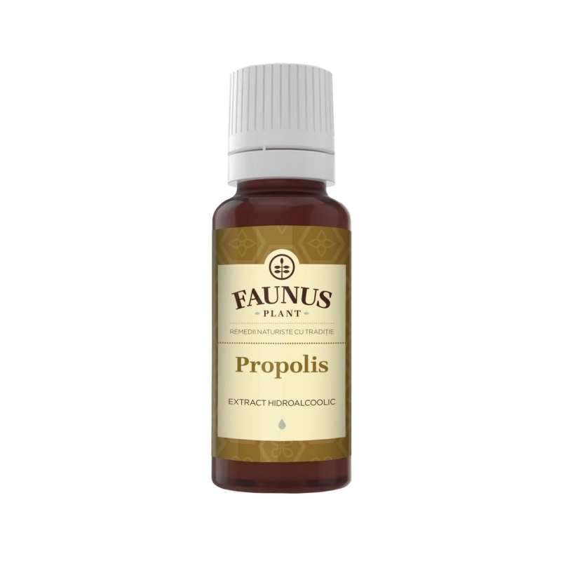 Tinctura de propolis, 20 ml, Faunus Plant Tinctura de propolis, 20 ml, Faunus Plant