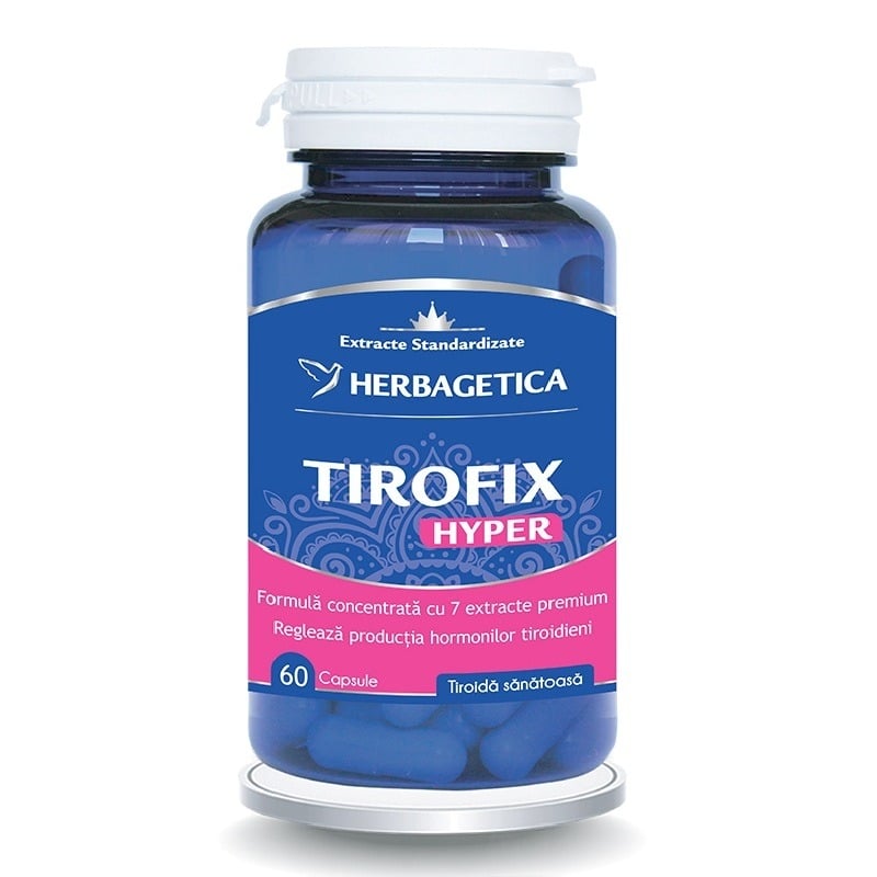 Tirofix Hyper, 60 capsule, Herbagetica