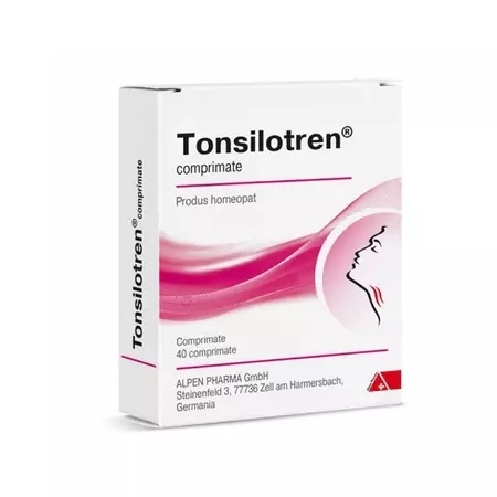 Tonsilotren, 40 comprimate, Alpen Pharma Tonsilotren, 40 comprimate, Alpen Pharma