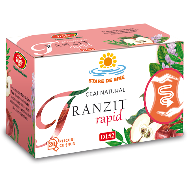 Ceai Tranzit rapid D512 20plicuri, Fares Ceai Tranzit rapid D512 20plicuri, Fares