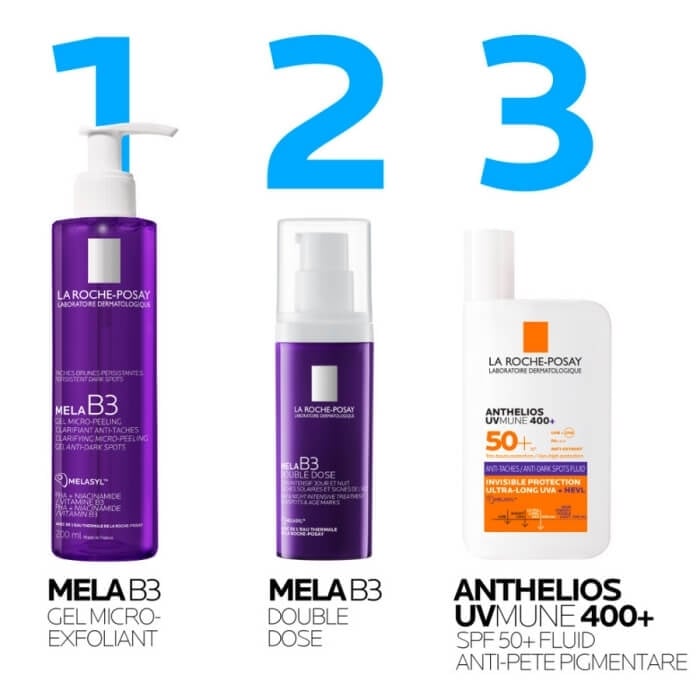Ser concentrat intensiv anti-pete pigmentare Mela B3 Double Dose, 40 ml, La Roche-Posay Ser concentrat intensiv anti-pete pigmentare Mela B3 Double Dose, 40 ml, La Roche-Posay