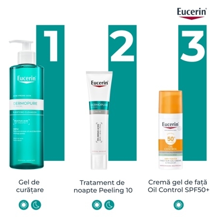 Tratament exfoliant pentru noapte DermoPure, 40 ml, Eucerin Tratament exfoliant pentru noapte DermoPure, 40 ml, Eucerin