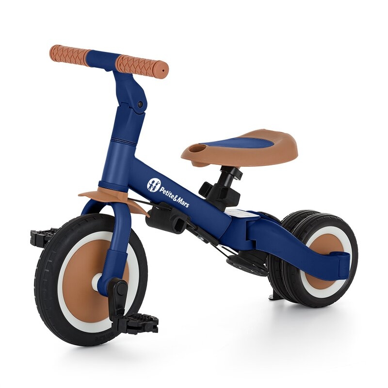 Tricicleta, Petite&Mars, Turbo, 5 in 1, Multifunctionala, Vehicul de impins, Bicicleta cu/fara pedale, Cu maner de ghidaj, Detasabil, Roti din cauciuc, Pana la 25 kg, 1.5-5 ani, Albastru Tricicleta, Petite&Mars, Turbo, 5 in 1, Multifunctionala, Vehicul de impins, Bicicleta cu/fara pedale, Cu maner de ghidaj, Detasabil, Roti din cauciuc, Pana la 25 kg, 1.5-5 ani, Albastru