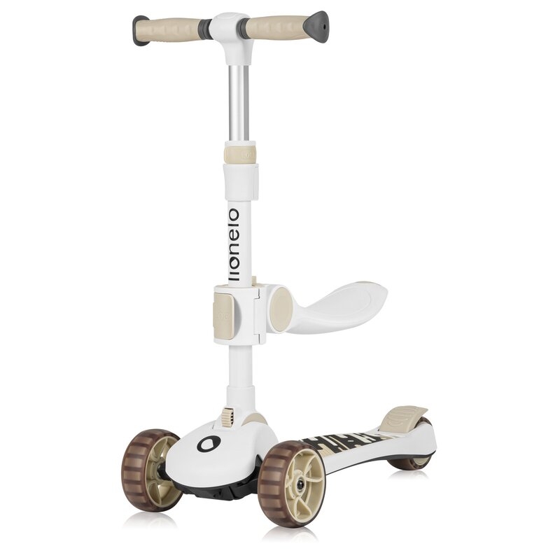 Trotineta, Lionelo, Franky, Multifunctionala, Pliabila, Pana la 50 kg, Bicicleta cu 3 roti si trotineta de echilibru, Ghidon reglabil, Sezut detasabil, Roti cu LED, Conform cu EN71, EN62115, 12 luni+, Bej Trotineta, Lionelo, Franky, Multifunctionala, Pliabila, Pana la 50 kg, Bicicleta cu 3 roti si trotineta de echilibru, Ghidon reglabil, Sezut detasabil, Roti cu LED, Conform cu EN71, EN62115, 12 luni+, Bej