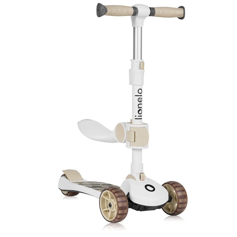 Trotineta, Lionelo, Franky, Multifunctionala, Pliabila, Pana la 50 kg, Bicicleta cu 3 roti si trotineta de echilibru, Ghidon reglabil, Sezut detasabil, Roti cu LED, Conform cu EN71, EN62115, 12 luni+, Bej Trotineta, Lionelo, Franky, Multifunctionala, Pliabila, Pana la 50 kg, Bicicleta cu 3 roti si trotineta de echilibru, Ghidon reglabil, Sezut detasabil, Roti cu LED, Conform cu EN71, EN62115, 12 luni+, Bej