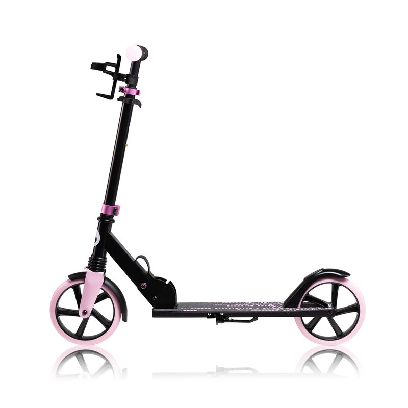 Trotineta, Lionelo, Luca, Pentru copii sau adulti, Ultrapliabila, Pana la 100 Kg, Conform cu standardul european de securitate EN14619, Roz Trotineta, Lionelo, Luca, Pentru copii sau adulti, Ultrapliabila, Pana la 100 Kg, Conform cu standardul european de securitate EN14619, Roz