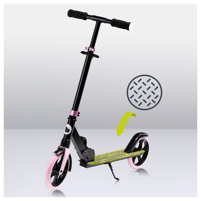 Trotineta, Lionelo, Luca, Pentru copii sau adulti, Ultrapliabila, Pana la 100 Kg, Conform cu standardul european de securitate EN14619, Roz Trotineta, Lionelo, Luca, Pentru copii sau adulti, Ultrapliabila, Pana la 100 Kg, Conform cu standardul european de securitate EN14619, Roz