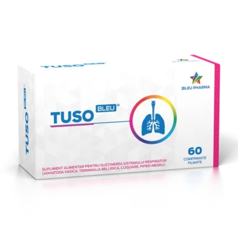 Tuso Bleu, 60 comprimate, Bleu Pharma Tuso Bleu, 60 comprimate, Bleu Pharma