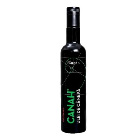 Ulei de canepa, 500 ml, Canah Ulei de canepa, 500 ml, Canah