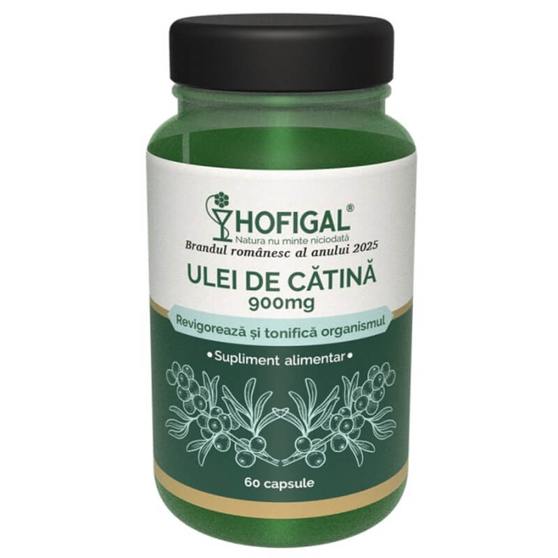 Ulei de catina, 900 mg, 60 capsule, Hofigal Ulei de catina, 900 mg, 60 capsule, Hofigal