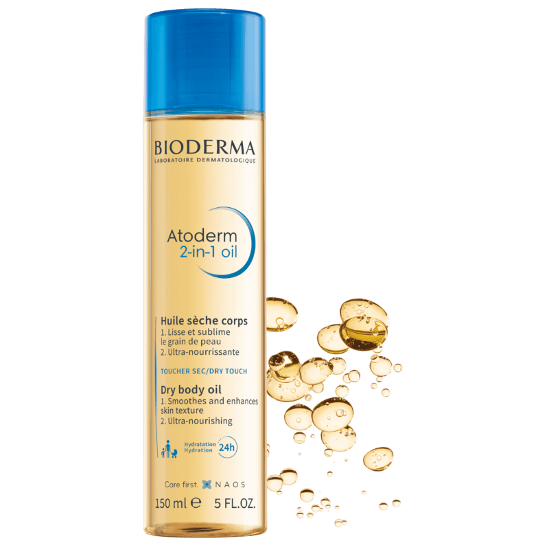Ulei de corp 2 in 1 Atoderm, 150 ml, Bioderma Ulei de corp 2 in 1 Atoderm, 150 ml, Bioderma