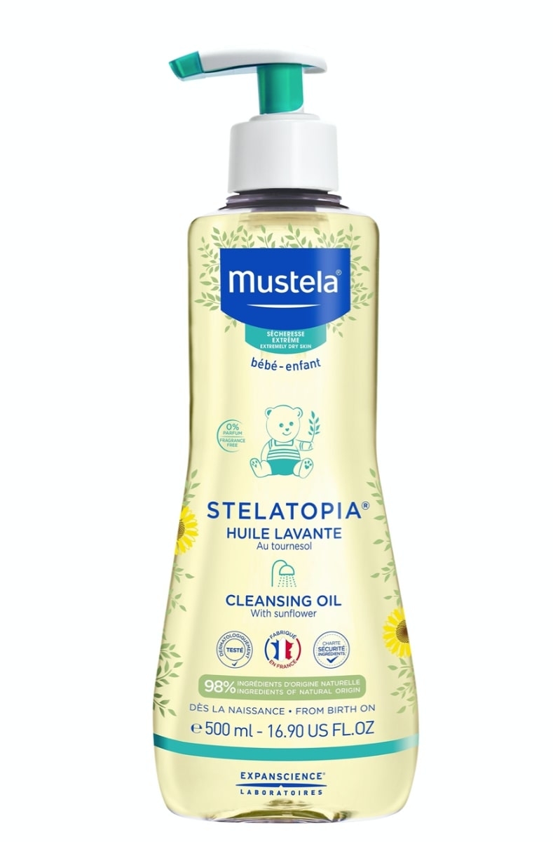Ulei de curatare pentru piele atopica Stelatopia, 500 ml, Mustela Ulei de curatare pentru piele atopica Stelatopia, 500 ml, Mustela