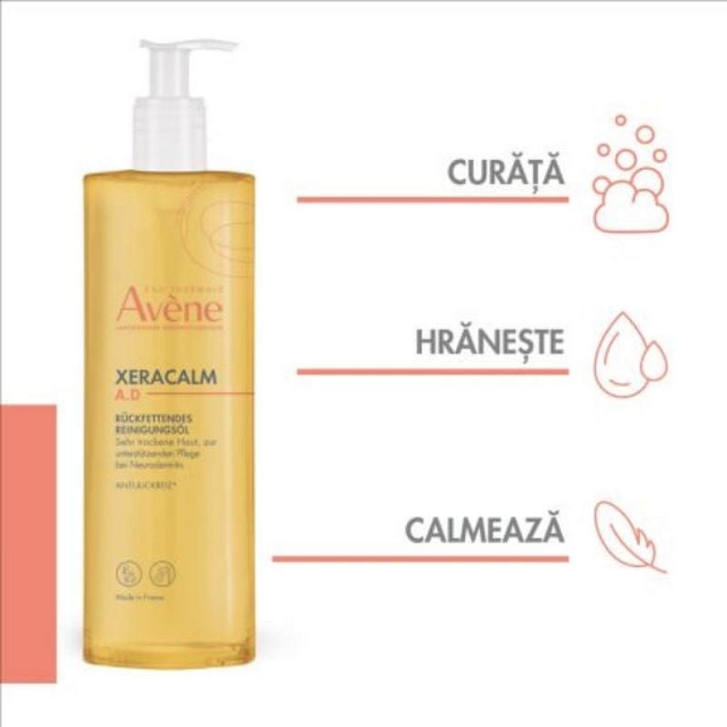 Ulei de curatare Xeracalm A.D., 750 ml, Avene Ulei de curatare Xeracalm A.D., 750 ml, Avene