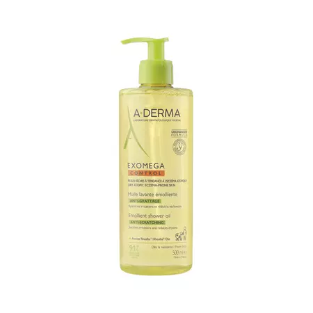 Exomega Control ulei de dus cu pompita, 500ml, A-Derma Exomega Control ulei de dus cu pompita, 500ml, A-Derma