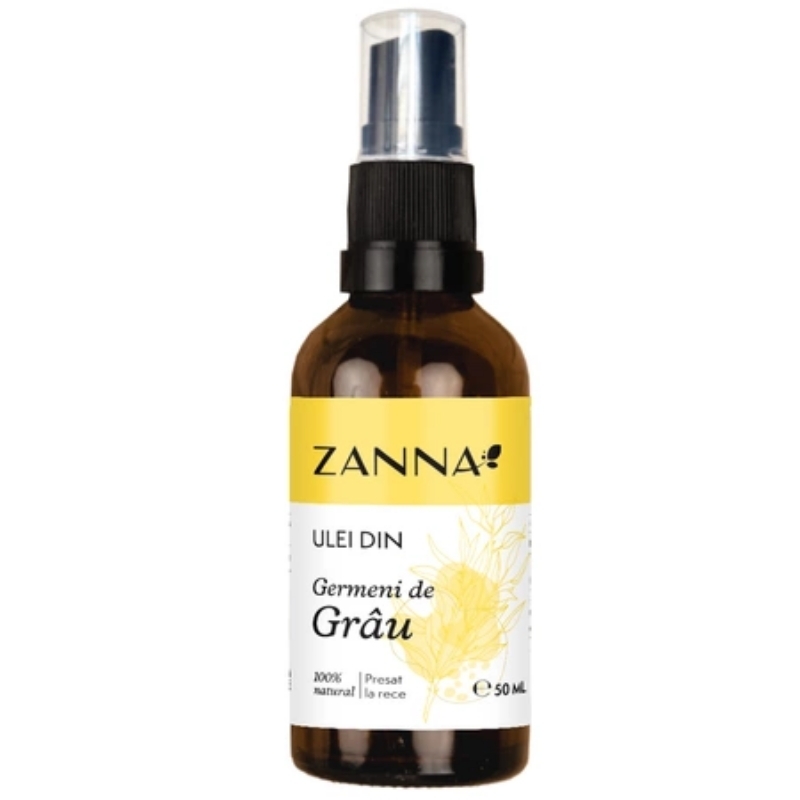 Ulei din germeni de grau, 50 ml, Zanna Ulei din germeni de grau, 50 ml, Zanna