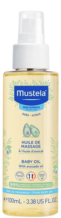 Ulei de masaj cu avocado, 100ml, Mustela Ulei de masaj cu avocado, 100ml, Mustela