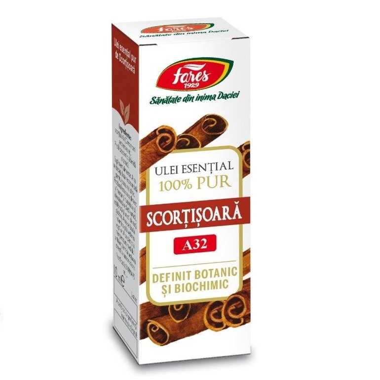 Ulei esential pur scortisoara 10ml, Fares
