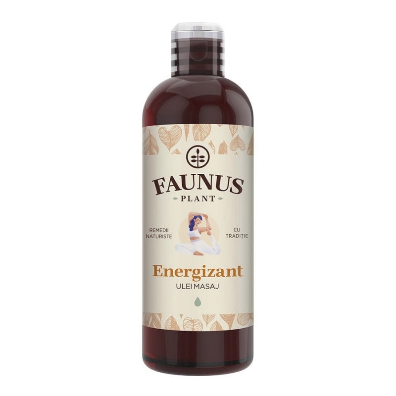 Ulei pentru masaj energizant, 100 ml, Faunus Plant Ulei pentru masaj energizant, 100 ml, Faunus Plant