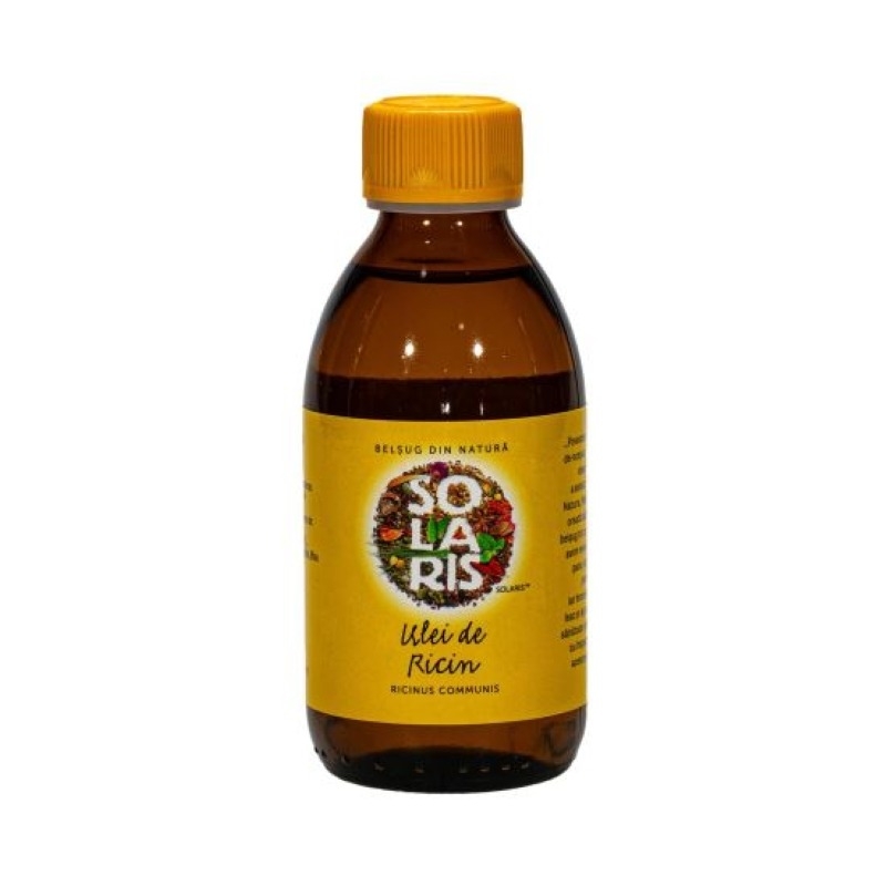 Ulei de ricin, 200 ml, Solaris Ulei de ricin, 200 ml, Solaris